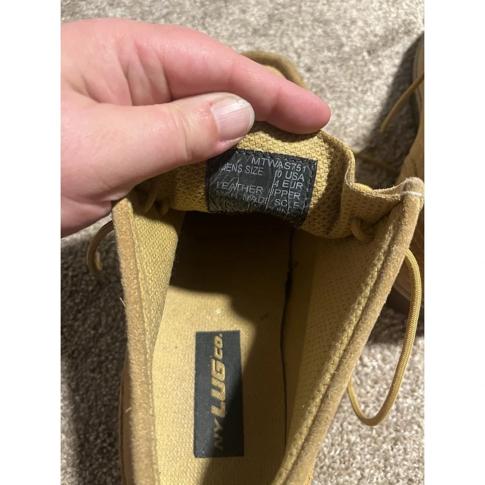 Lugz Chukka Boots Mens Size 10 M Tan Brown Casual Shoes Lace Up‎